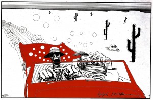 Artwork by Ralph Steadman